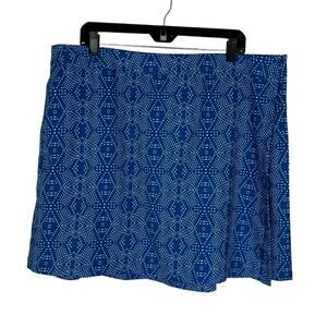 NEW Ripskirt Hawaii Length 2 Wrap Skirt Size XXL Boho Denim Print Little Leg